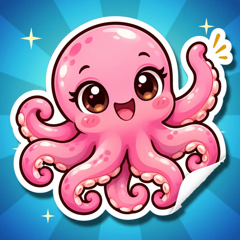 Octo Stickers : Merge & Stick