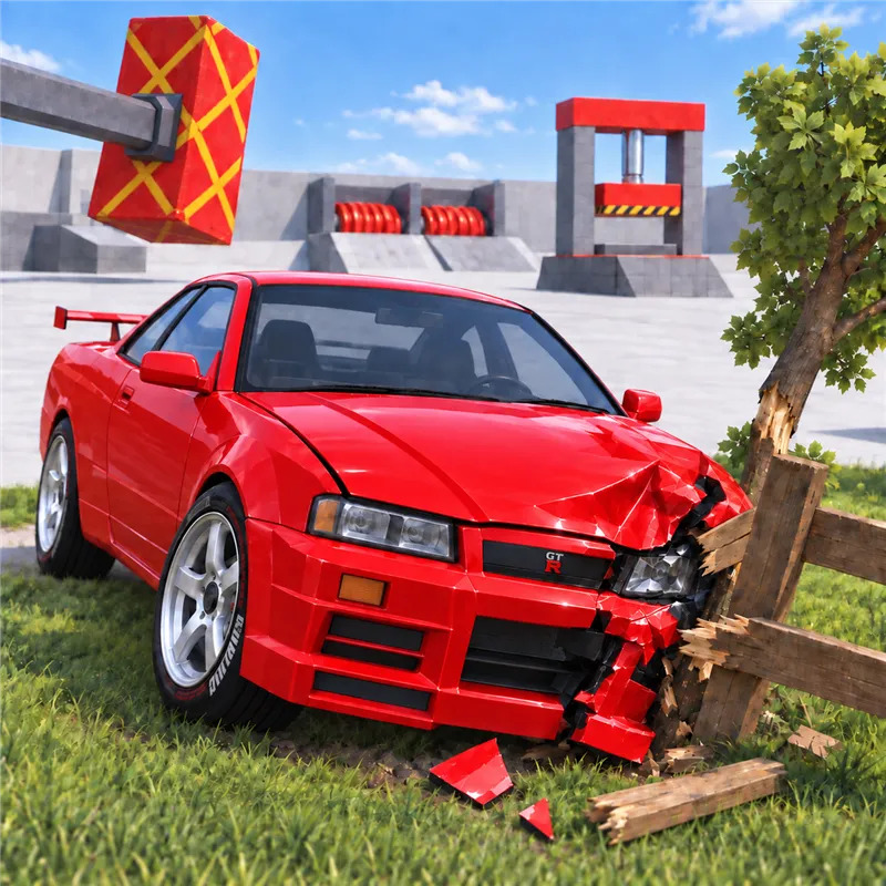 Realistic Car Destruction Sandbox