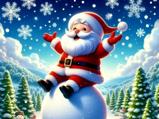 Santa Claus Xmas Run
